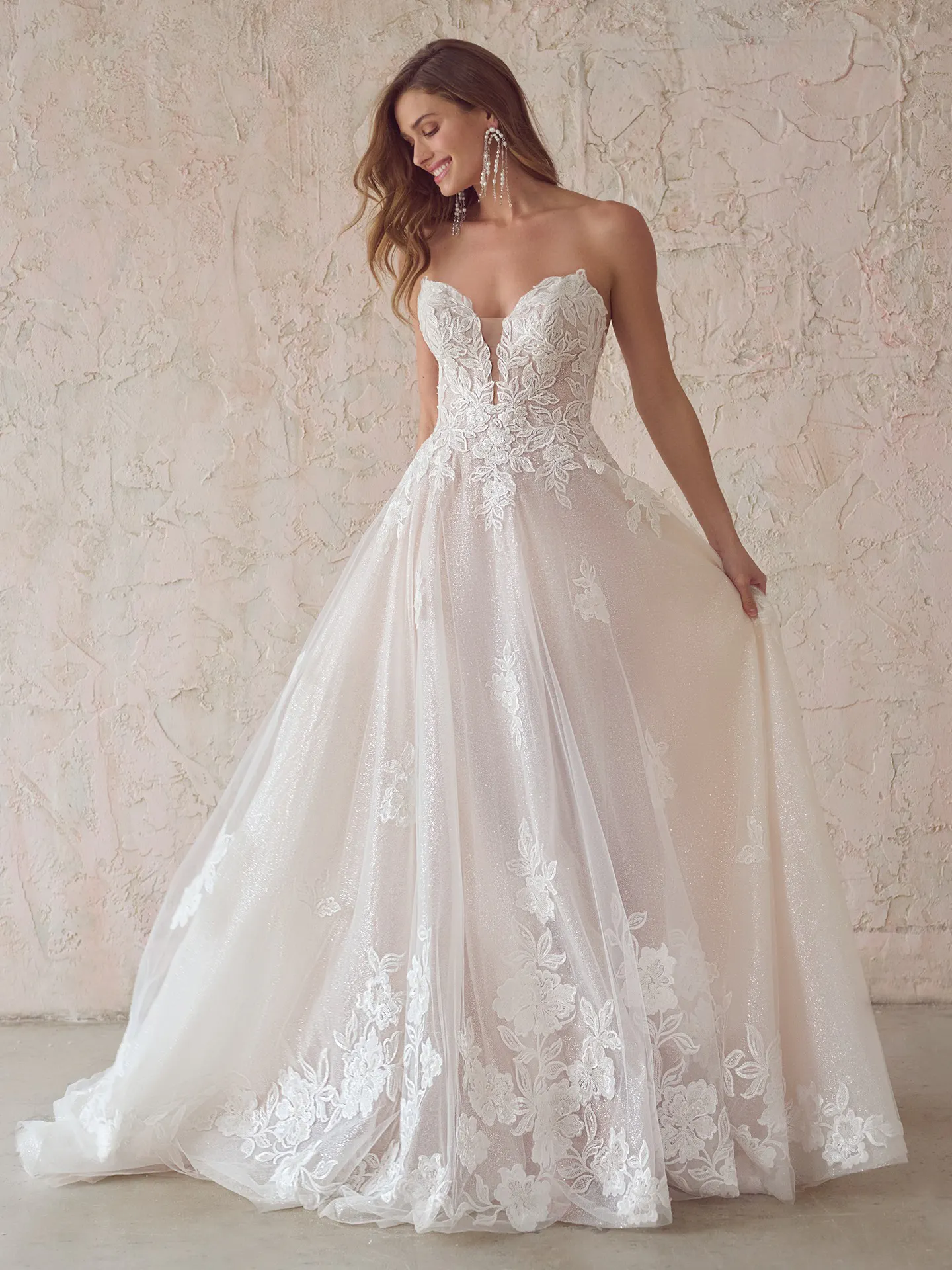 Maggie Sottero A Line Wedding Dress Britney 22MC932A01 Main