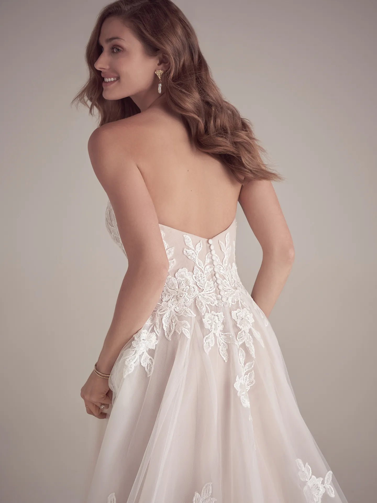 Maggie Sottero A Line Wedding Dress Britney 22MC932B02 Alt13