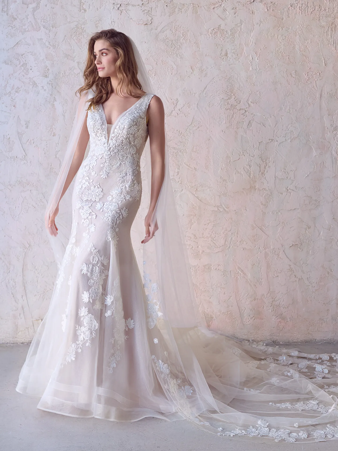 Maggie Sottero Fit and Flare Wedding Dress Daisy 22MC960A01 Alt1