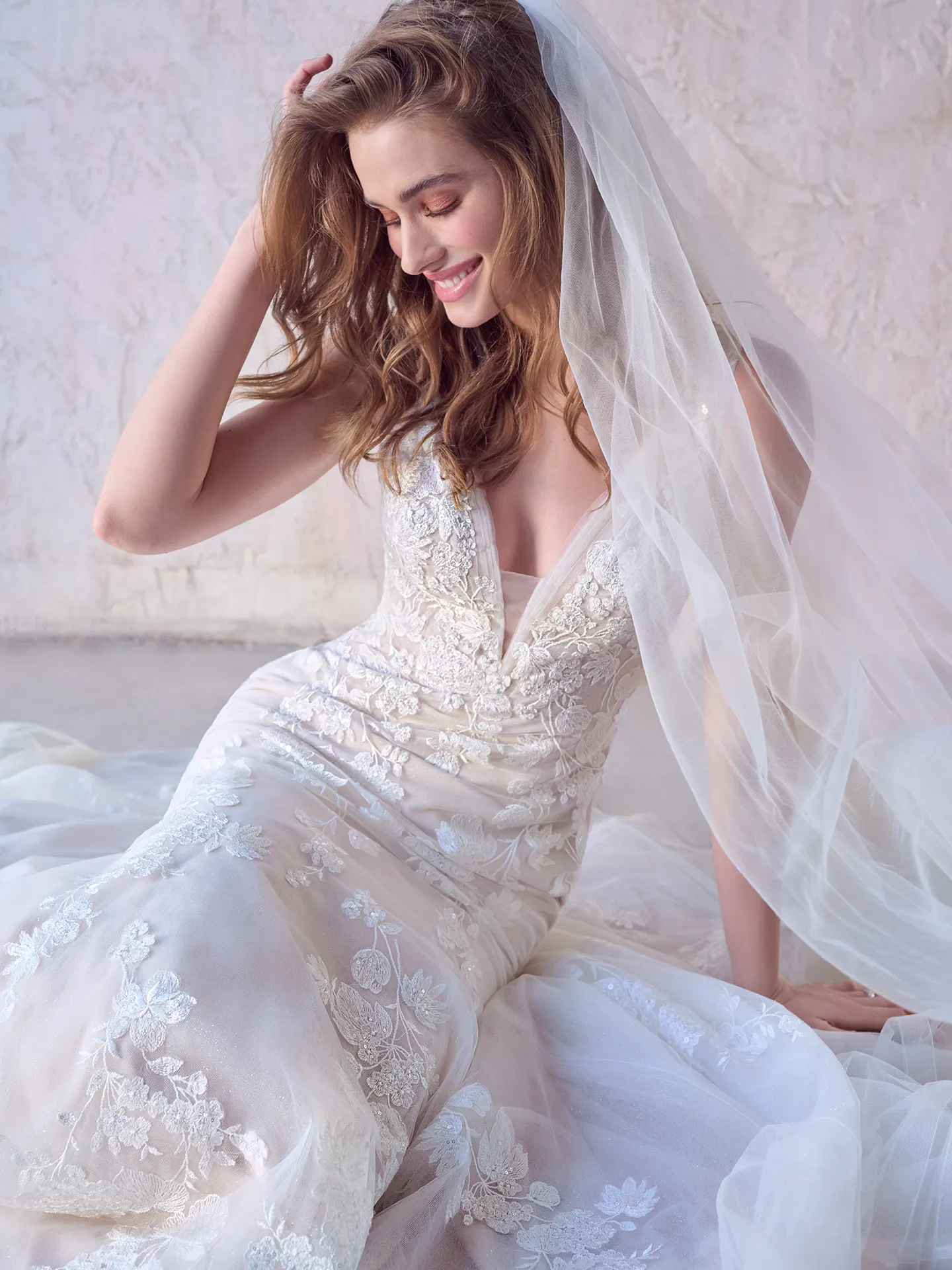 Maggie Sottero Fit and Flare Wedding Dress Daisy 22MC960A01 Main