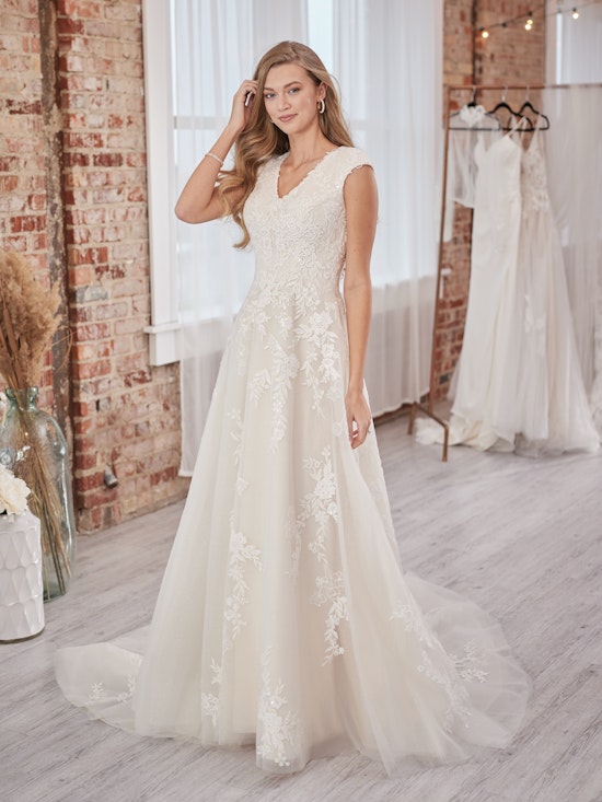 Maggie Sottero A Line Wedding Dress Diana Leigh 22MW506C01 Main