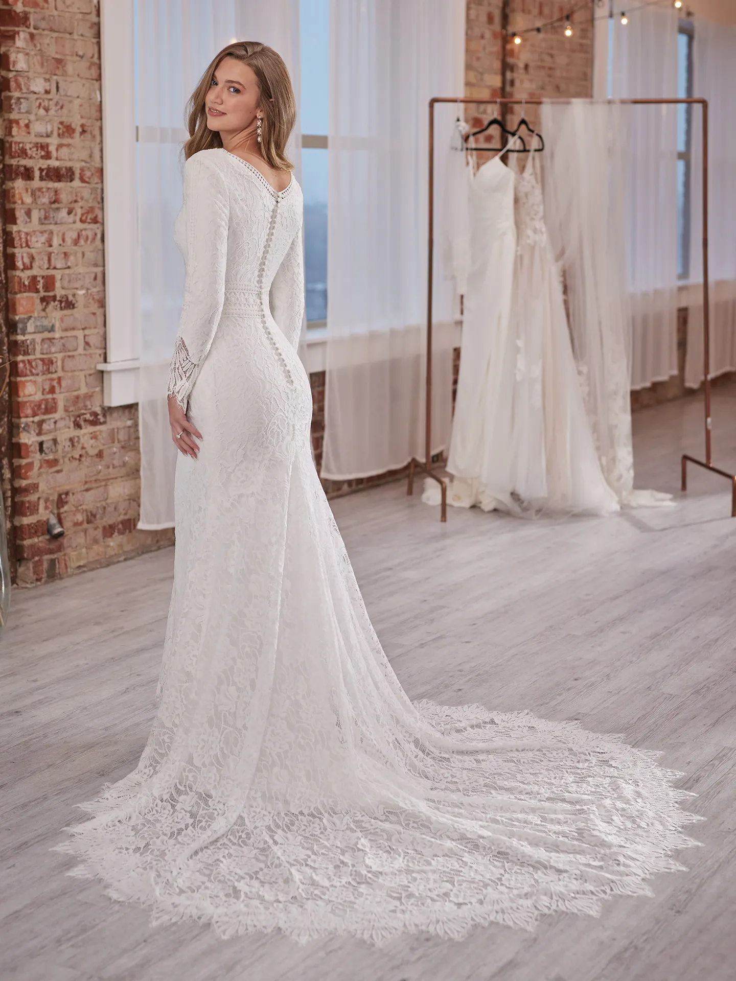 Maggie Sottero Sheath Wedding Dress Drita Leigh 21MK868C01 Alt1