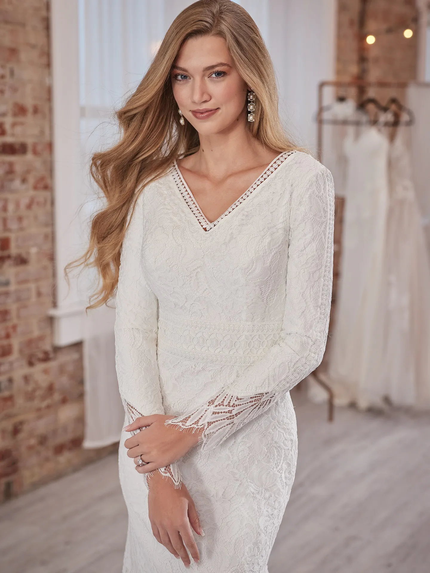 Maggie Sottero Sheath Wedding Dress Drita Leigh 21MK868C01 Alt3