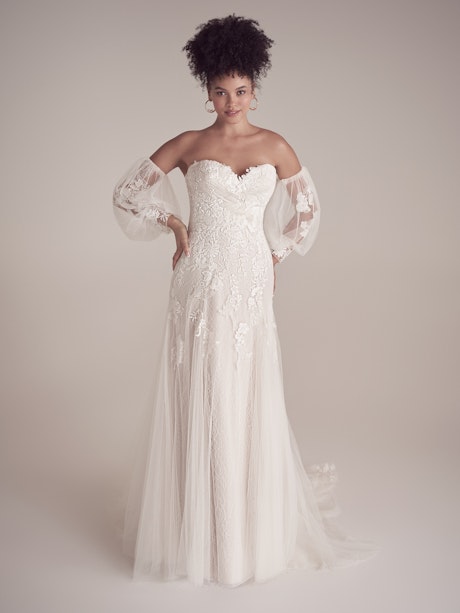 Maggie Sottero Sheath Wedding Dress Ellington 22MW902A01 Alt4