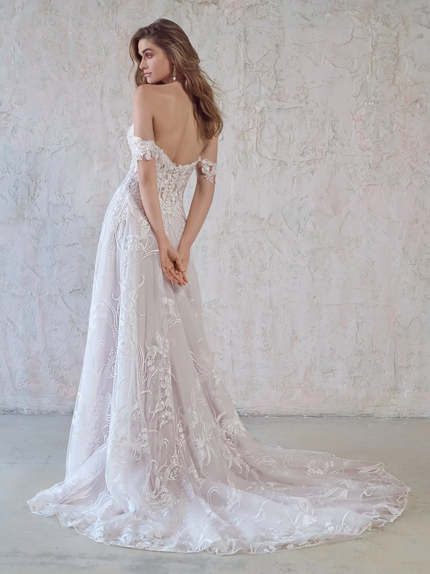 Maggie Sottero A Line Wedding Dress Evelina 22MT961A01 Alt1