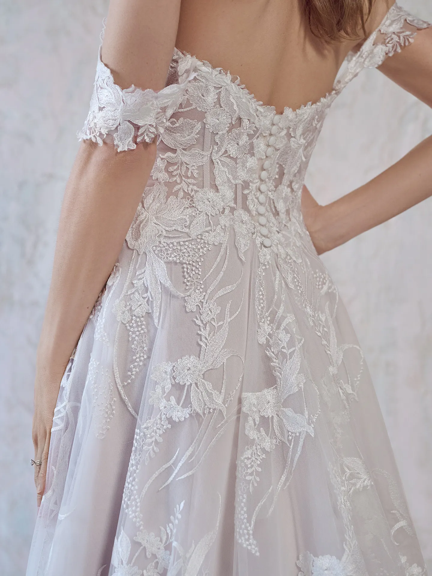 Maggie Sottero A Line Wedding Dress Evelina 22MT961A01 Alt3