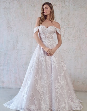Maggie Sottero A Line Wedding Dress Evelina 22MT961A01 Main