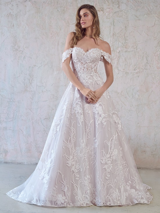 Maggie Sottero A Line Wedding Dress Evelina 22MT961A01 Main