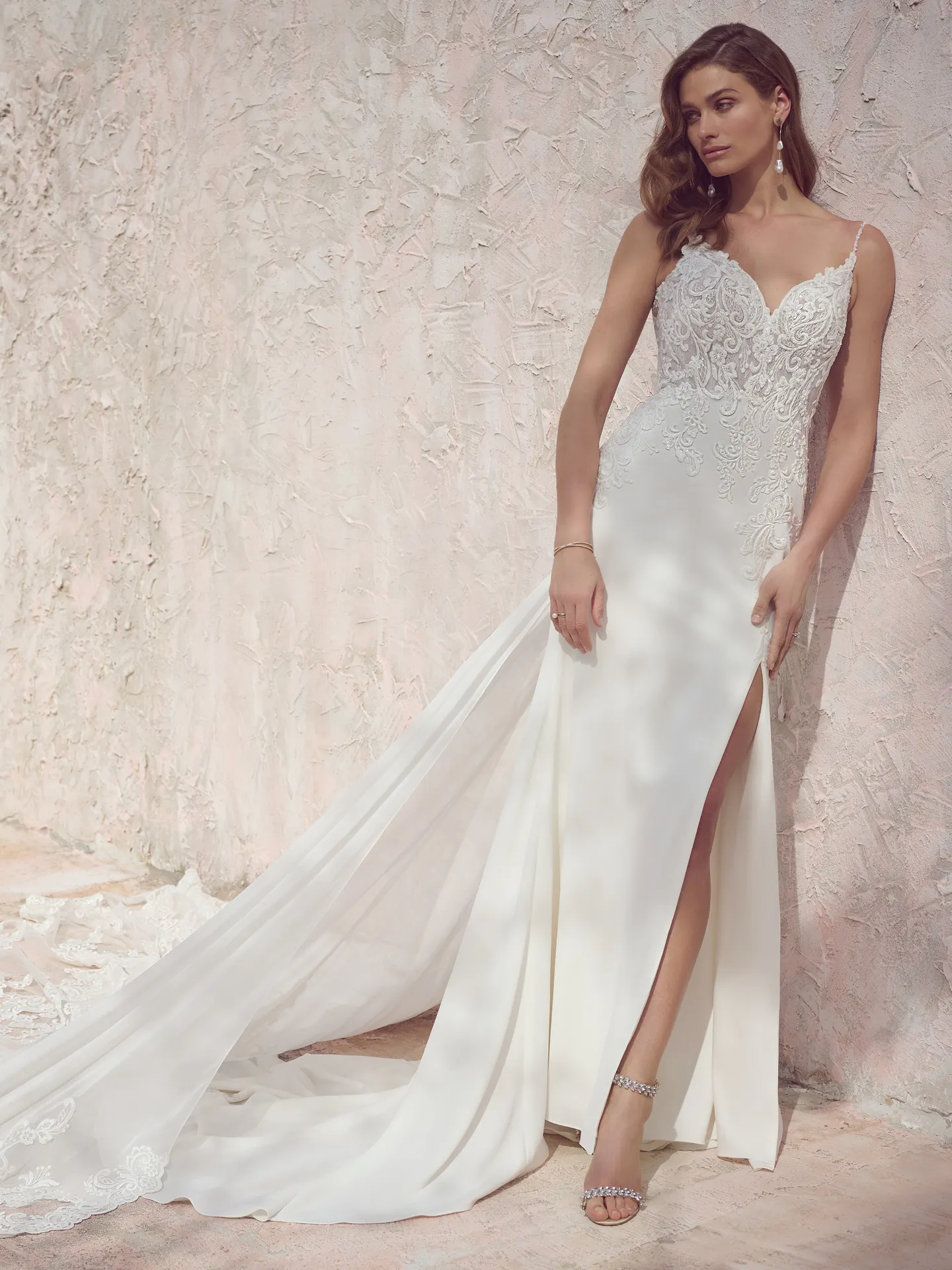 Maggie Sottero Sheath Wedding Dress Fayette 22MS933A01 Alt4