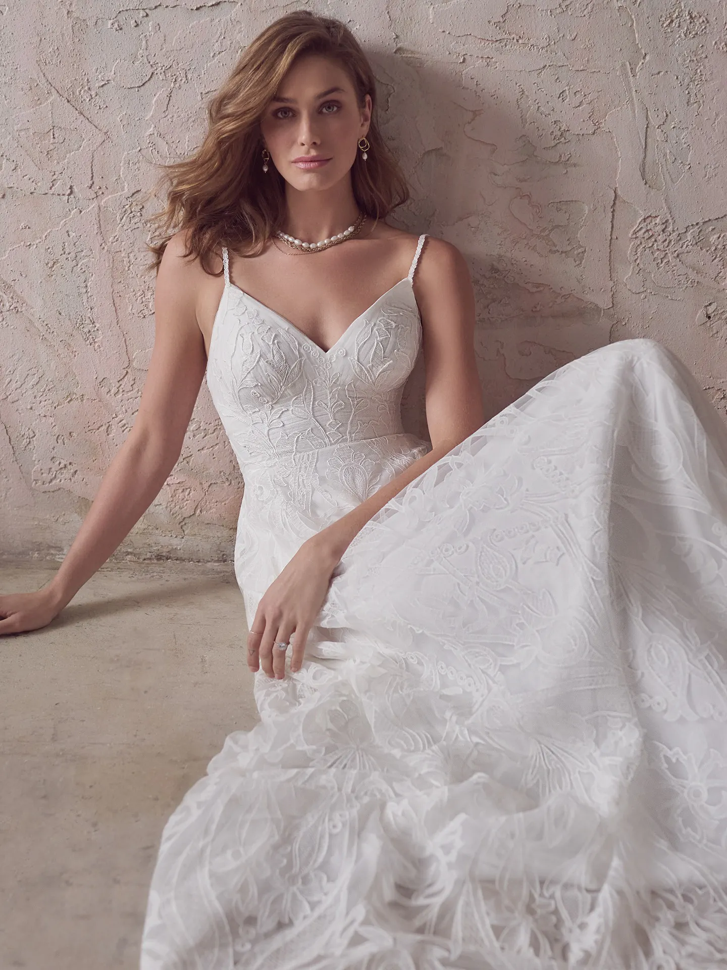 Maggie Sottero A Line Wedding Dress Hanaleigh 22MC937B01 Main