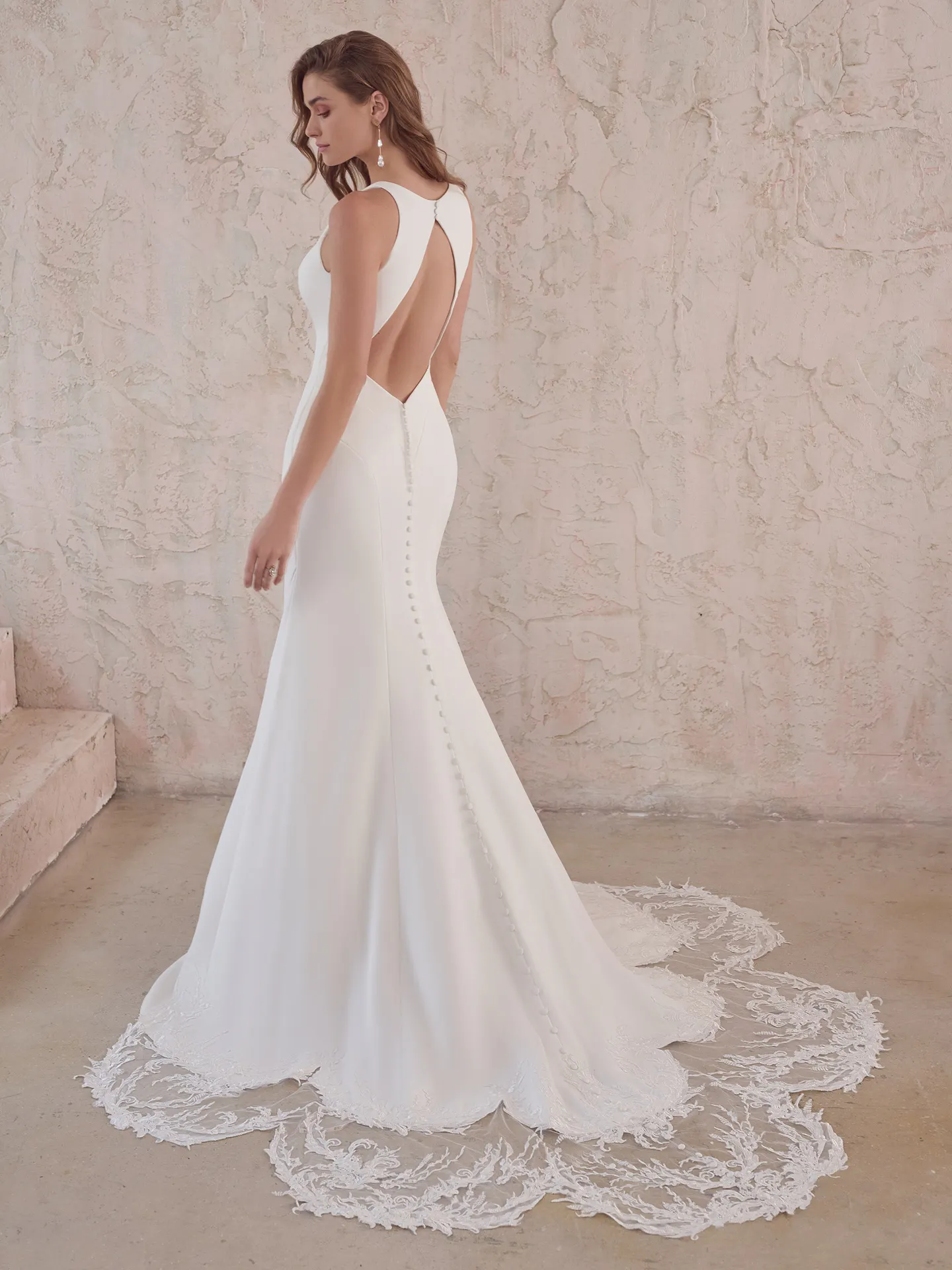 Maggie Sottero Sheath Wedding Dress Maine 22MC978A01 Alt1