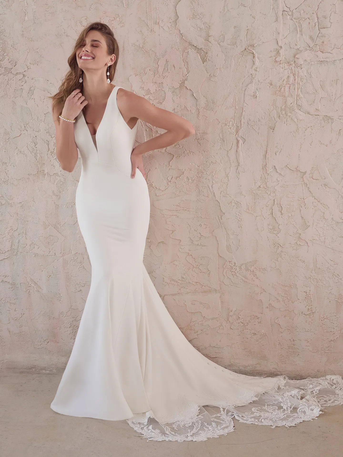 Maggie Sottero Sheath Wedding Dress Maine 22MC978A01 Main