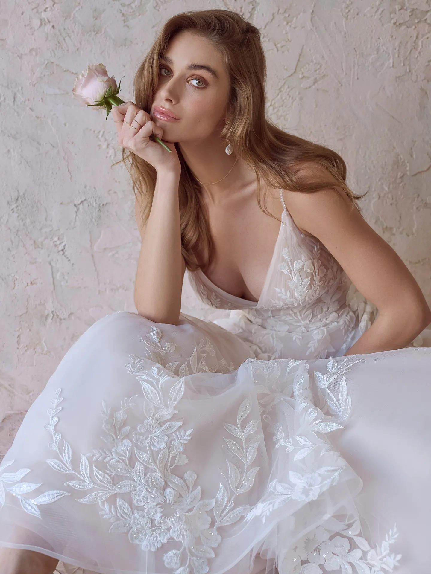 Maggie Sottero A Line Wedding Dress Michelle 22MT908A01 Alt1