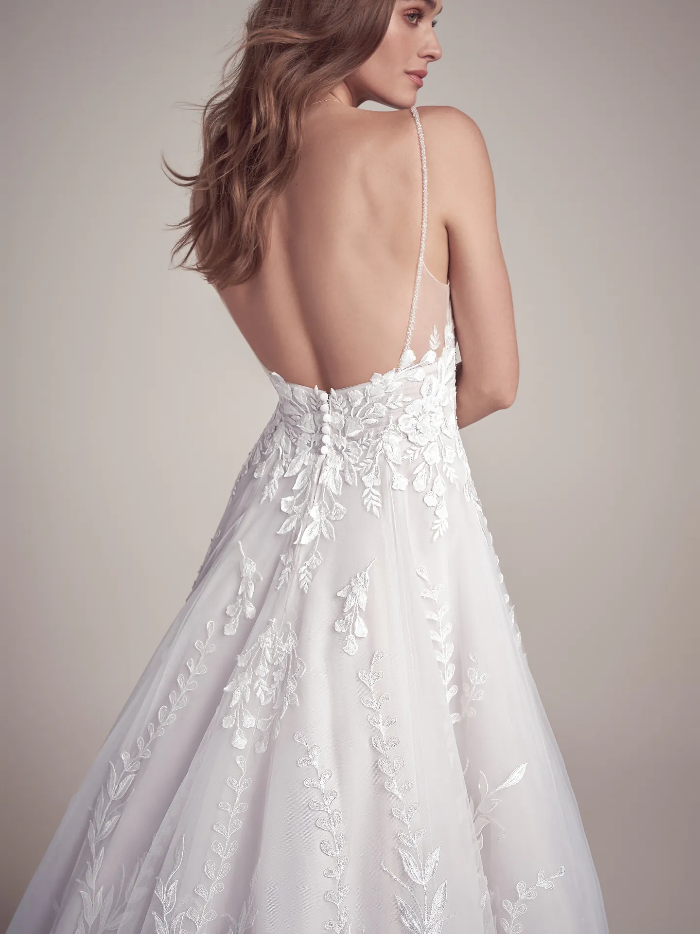 Maggie Sottero A Line Wedding Dress Michelle 22MT908A01 Alt4
