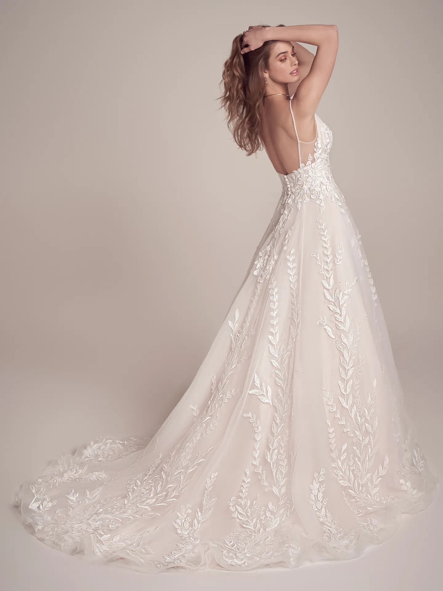 Maggie Sottero A Line Wedding Dress Michelle 22MT908B01 Alt7