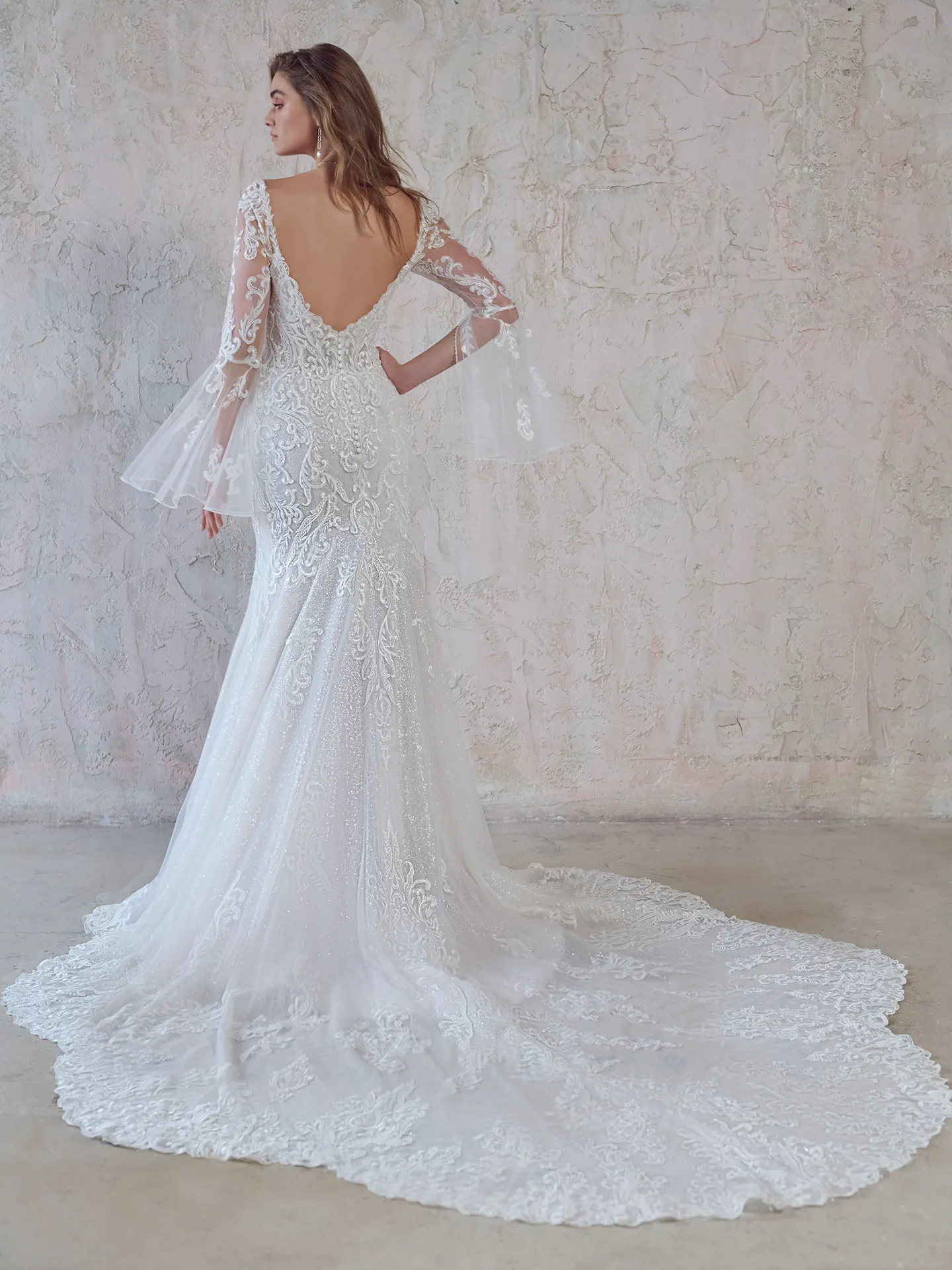 Maggie Sottero Fit and Flare Wedding Dress Norelle 22MT963A01 Alt2