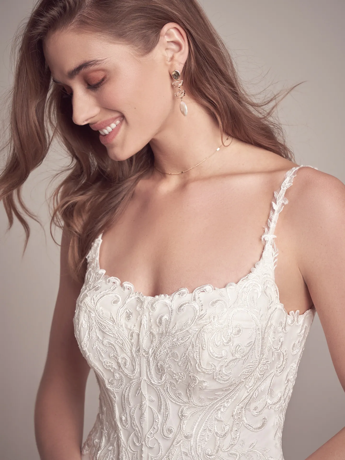 Maggie Sottero Fit and Flare Wedding Dress Norelle 22MT963B02 Alt8