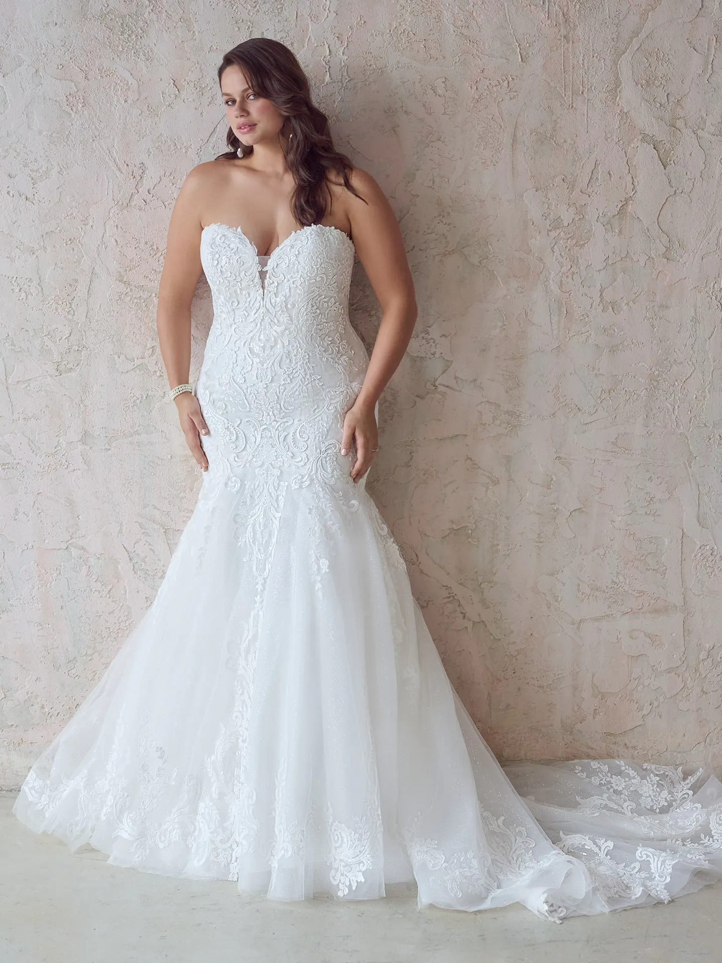 Maggie Sottero Fit and Flare Wedding Dress Toccara 22MS974A01 Alt2