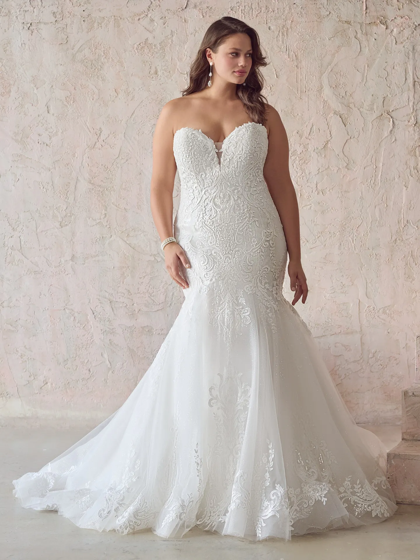 Maggie Sottero Fit and Flare Wedding Dress Toccara 22MS974A01 Alt7
