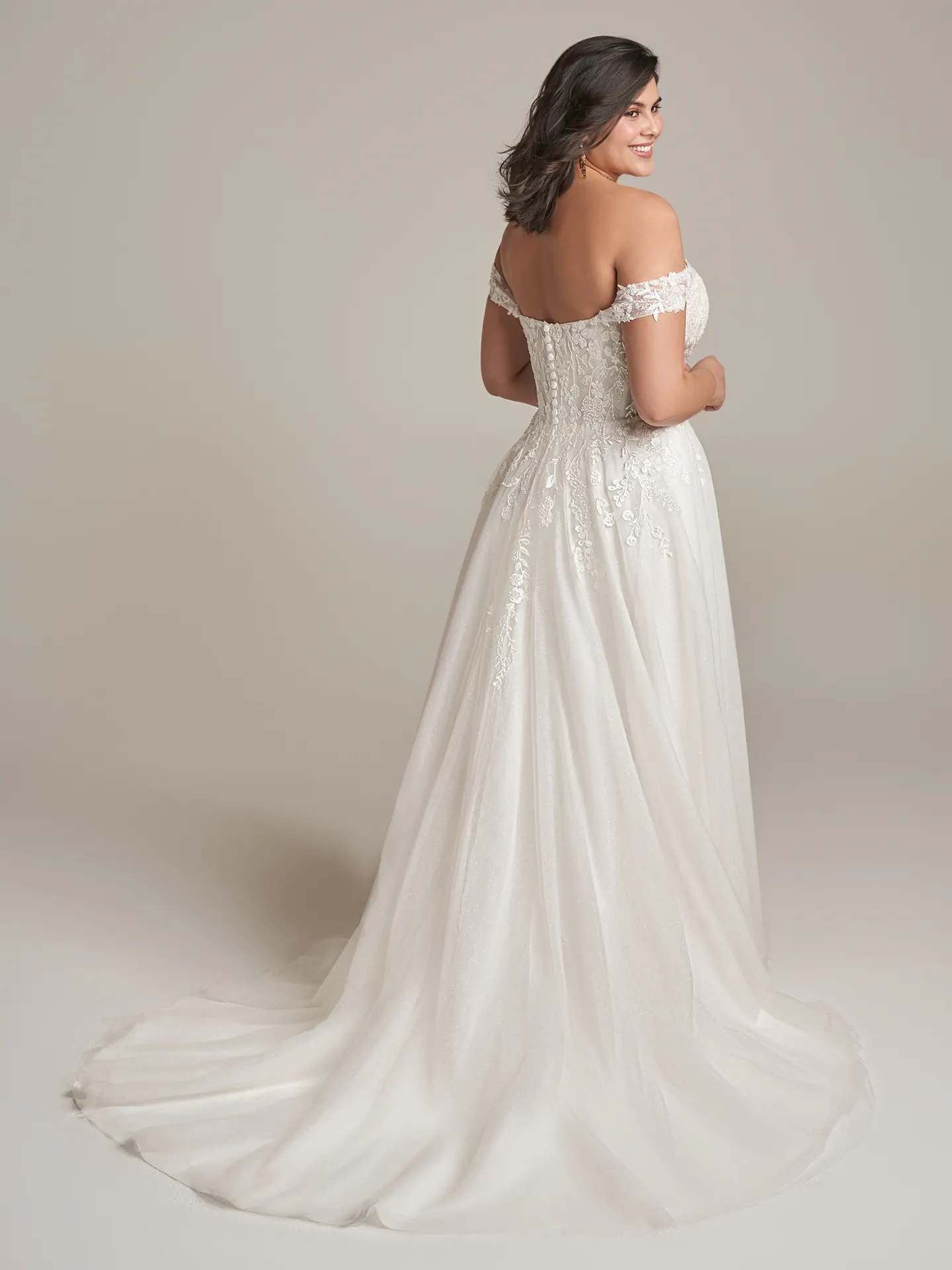 Rebecca Ingram A Line Wedding Dress Ainsleigh 22RK944A01 Alt5