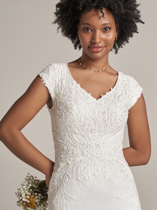 Rebecca Ingram Fit and Flare Wedding Dress Alda Leigh 21RN752B01 Main