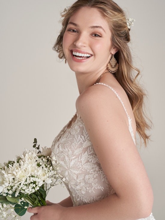 Rebecca Ingram A Line Wedding Dress Claudette 22RS984A01 Alt10