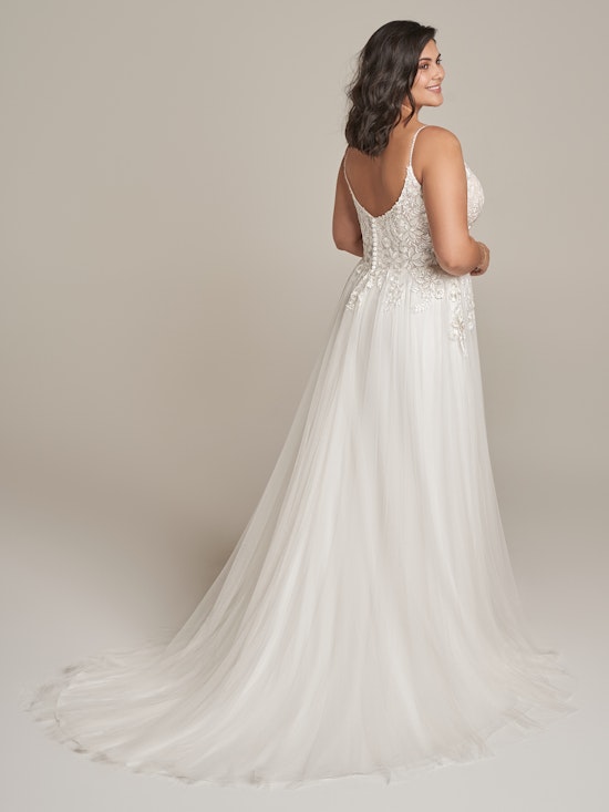 Rebecca Ingram A Line Wedding Dress Claudette 22RS984A01 Alt3