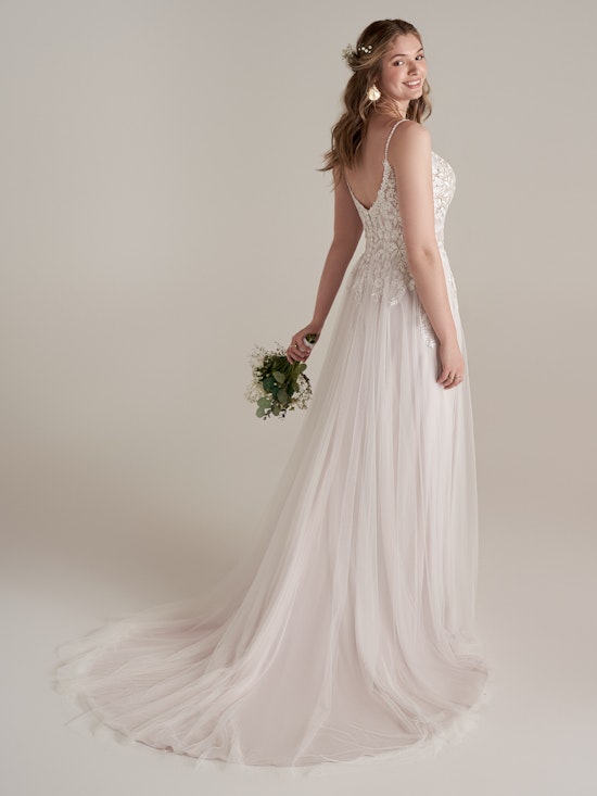 Rebecca Ingram A Line Wedding Dress Claudette 22RS984A01 Alt9
