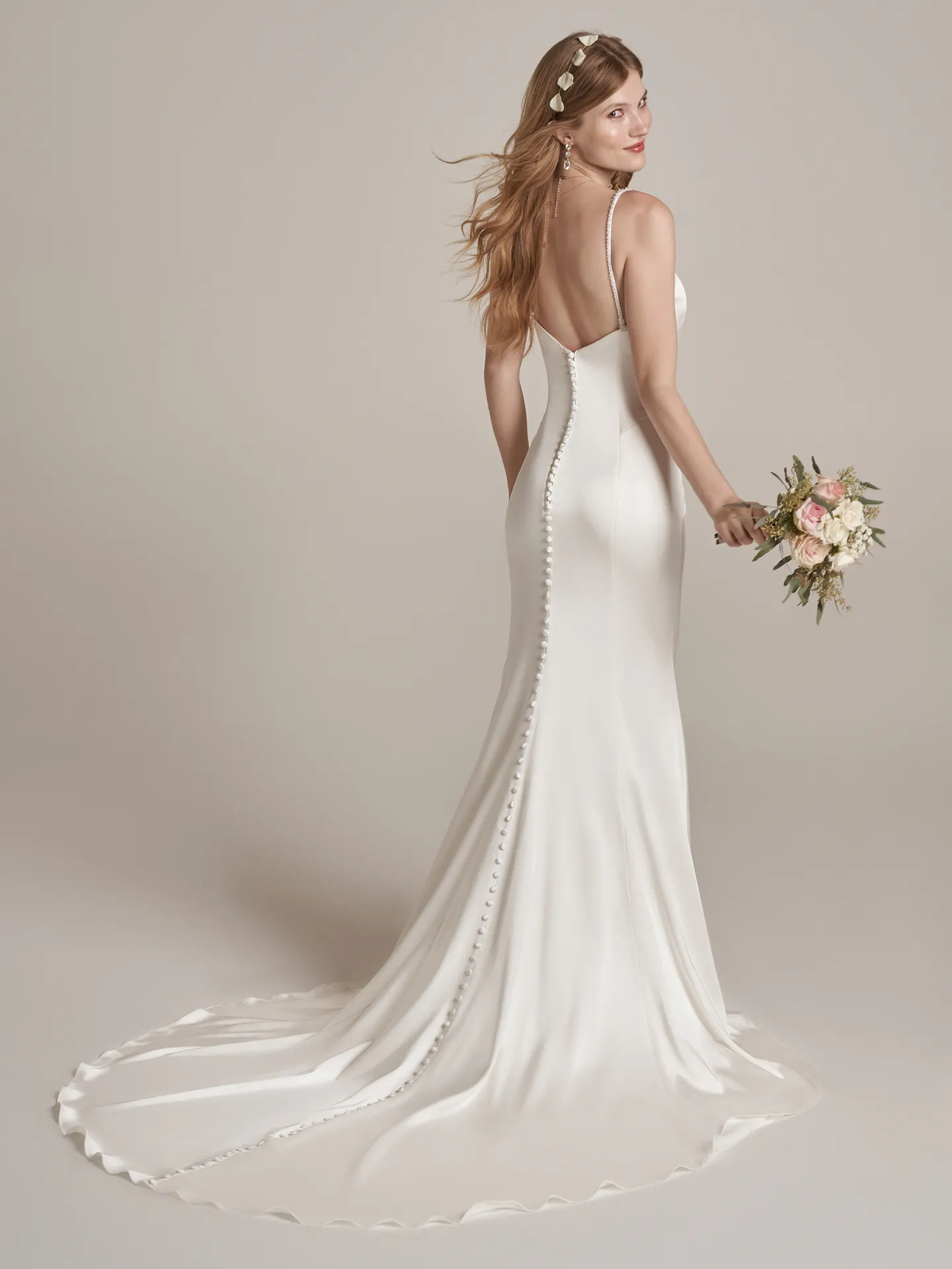 Rebecca Ingram Sheath Wedding Dress DInah 22RW917A01 Alt5