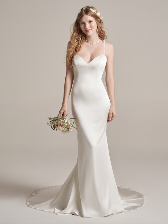 Rebecca Ingram Sheath Wedding Dress DInah 22RW917A01 Main