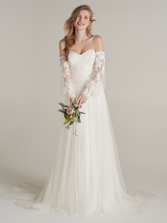Rebecca Ingram Sheath Wedding Gown Elouise 22RW980A01 Alt2