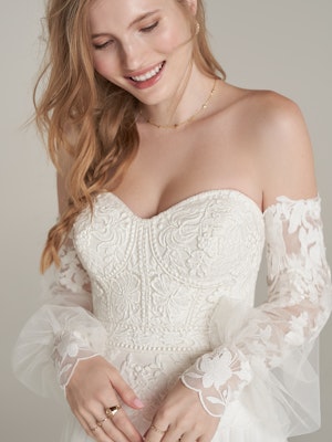Rebecca Ingram Sheath Wedding Gown Elouise 22RW980A01 Alt3