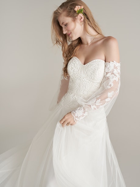 Rebecca Ingram Sheath Wedding Gown Elouise 22RW980A01 Main