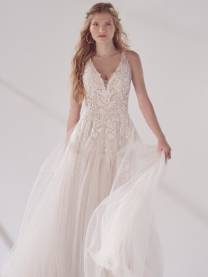 Rebecca Ingram A Line Wedding Dress Emily 22RS953A01 Main