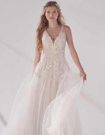 Rebecca Ingram A Line Wedding Dress Emily 22RS953A01 Main