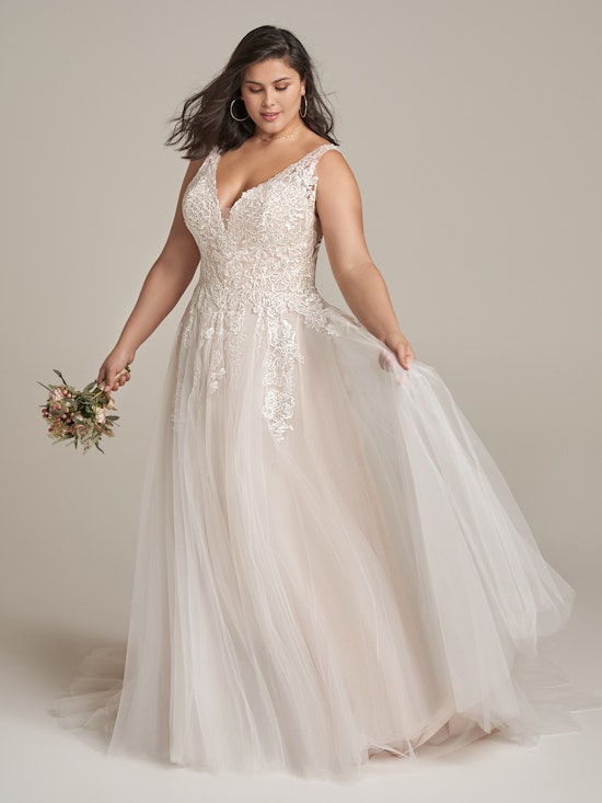 Rebecca Ingram A Line Wedding Dress Emily Lynette 22RS953B01 Alt1