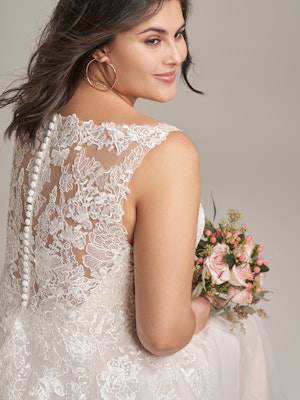 Rebecca Ingram A Line Wedding Dress Emily Lynette 22RS953B01 Alt6