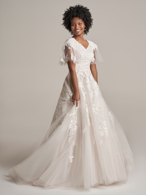 Rebecca Ingram A Line Wedding Dress Evora Leigh 22RN541C01 Main