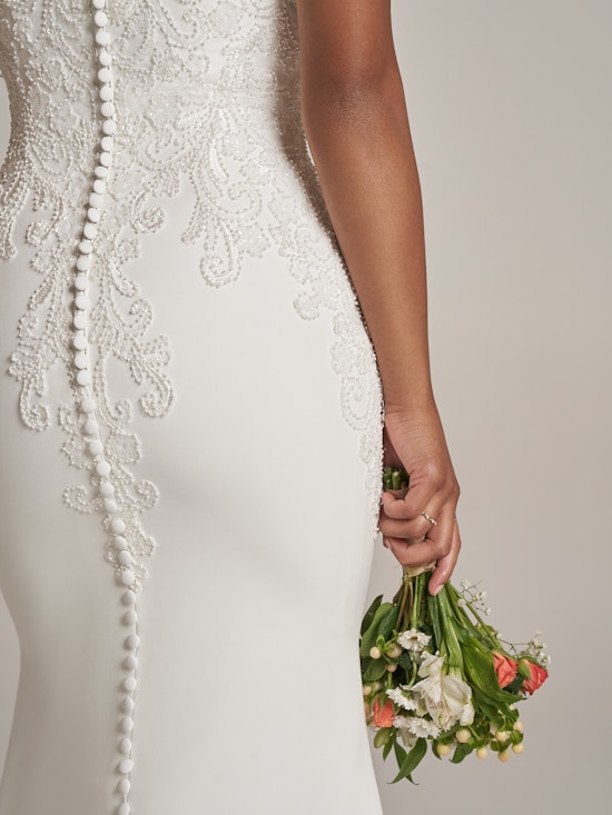 Rebecca Ingram Fit and Flare Wedding Dress Fleur Leigh 22RK540C01 Alt3