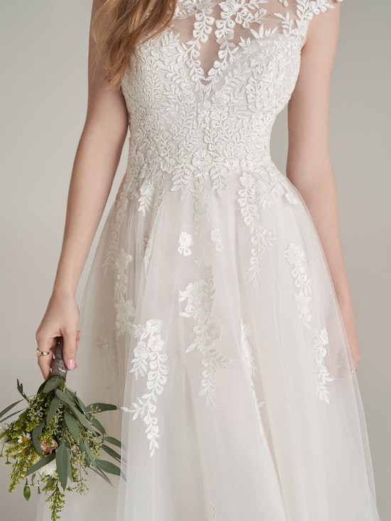 Rebecca Ingram A Line Wedding Dress Ingrid Lynette 22RT981B01 Alt3