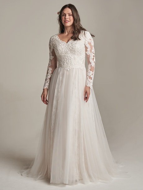 Rebecca Ingram A Line Wedding Dress Iris Leigh 20RS656B01 Main