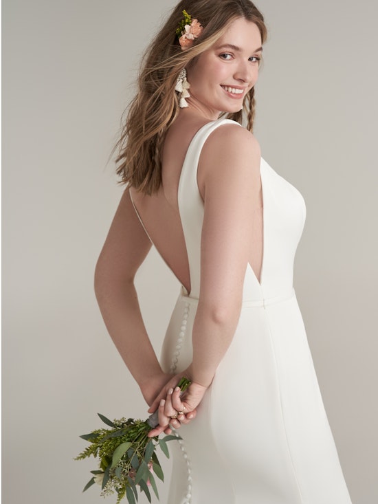 Rebecca Ingram Sheath Wedding Dress Jakayla 22RN910A01 Main