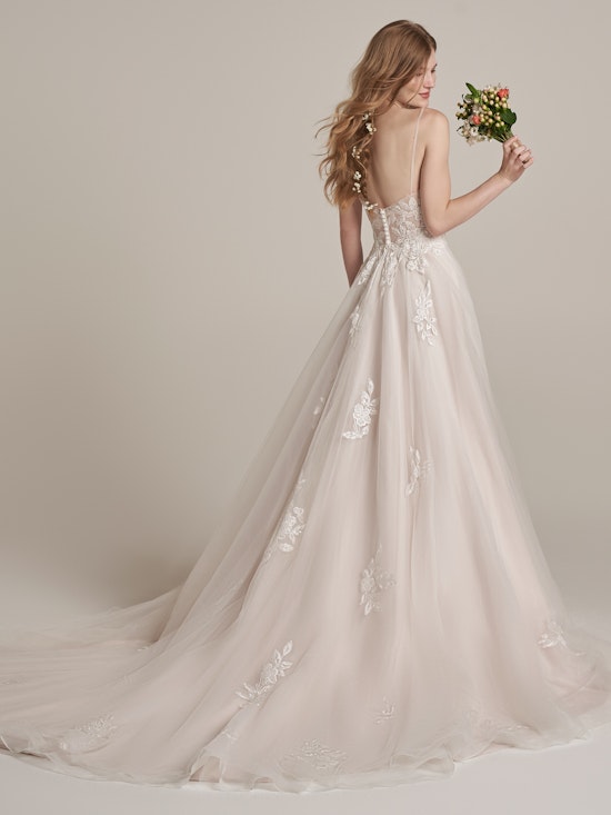 Rebecca Ingram A Line Wedding Dress Kalina Lynette 22RN983B01 Alt3