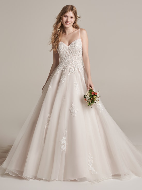 Rebecca Ingram A Line Wedding Dress Kalina Lynette 22RN983B01 Main