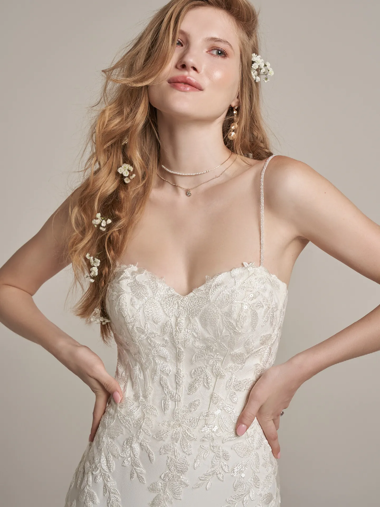 Rebecca Ingram Sheath Wedding Dress Lily Lynette 22RN973B01 Alt5