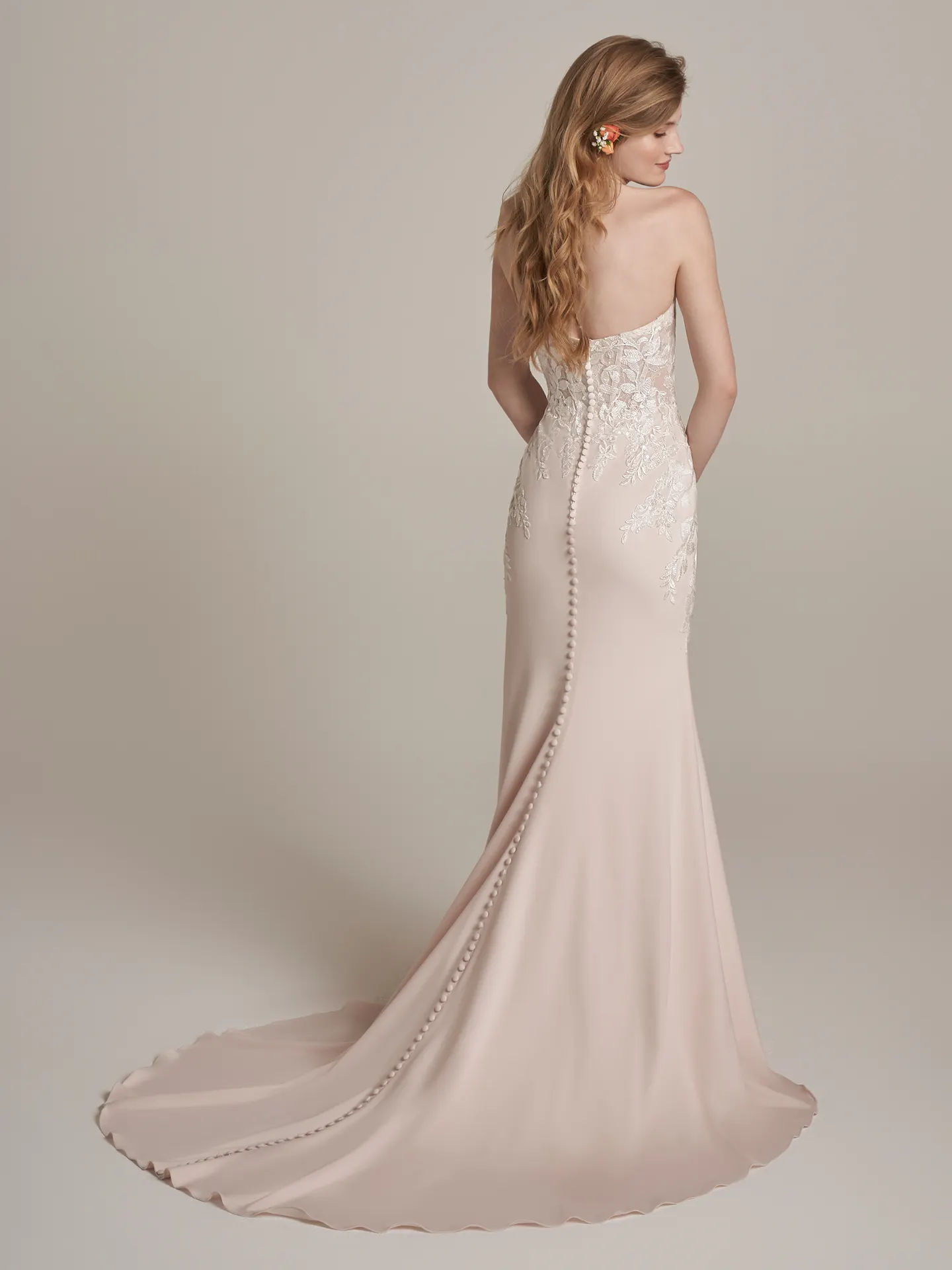 Rebecca Ingram Sheath Wedding Dress Lily 22RN973A01 Alt2