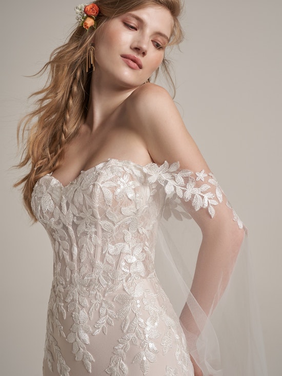 Rebecca Ingram Sheath Wedding Dress Lily 22RN973A01 Alt5