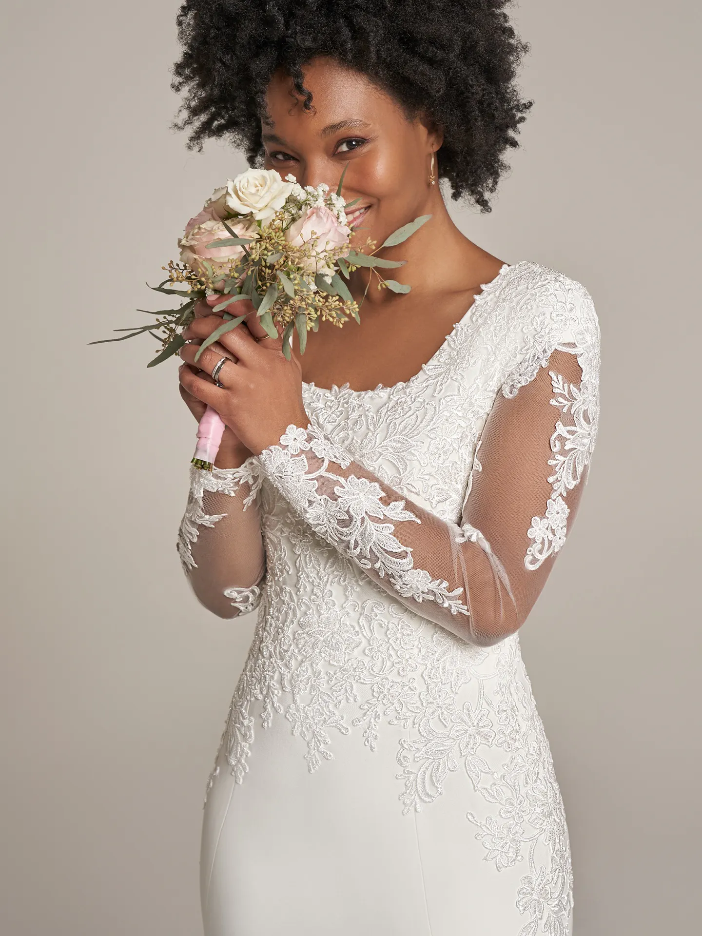 Rebecca Ingram Fit and Flare Wedding Dress Sadie Leigh 22RK511C01 Alt1
