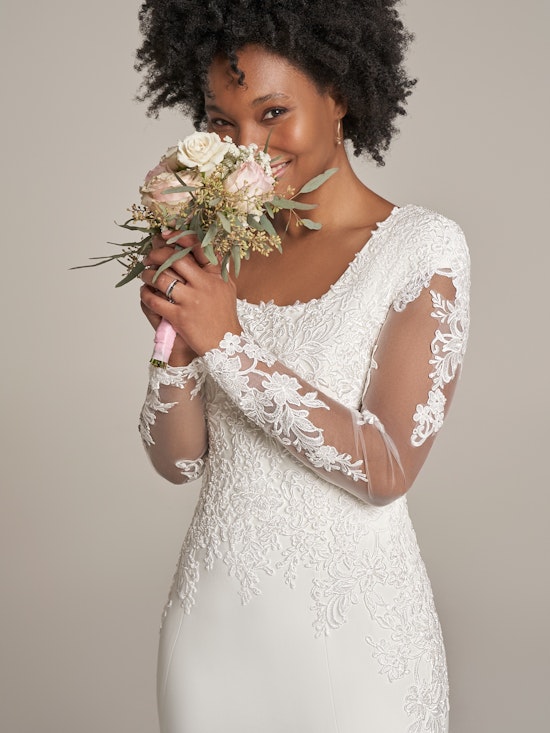 Rebecca Ingram Fit and Flare Wedding Dress Sadie Leigh 22RK511C01 Alt1
