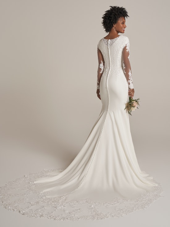 Rebecca Ingram Fit and Flare Wedding Dress Sadie Leigh 22RK511C01 Alt2